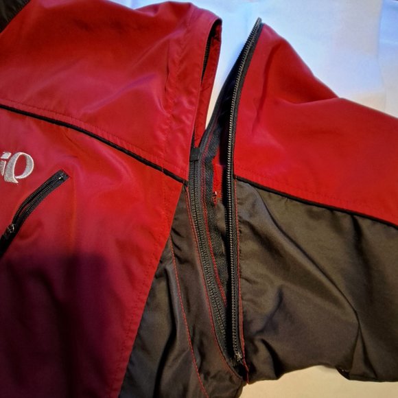 PEARL iZUMi windbreaker JACKET or SLEEVELESS VEST Sz XL full YKK zip BACK VENTS - Picture 4 of 15